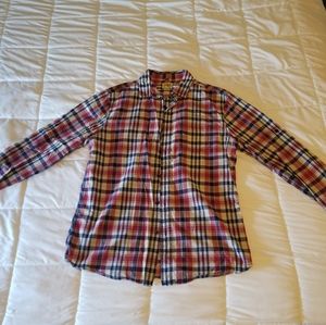 Tre Vero III men's medium plaid shirt